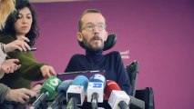 Pablo Echenique (Podemos) valora el Mensaje de Navidad del Rey.