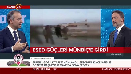 Esed güçleri Münbiç'e girdi