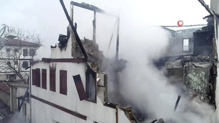 Safranbolu'da 170 Yıllık Tarihi Konaktan Geriye İskeleti Kaldı