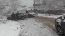 Kar Yağışı Uludağ'a Ulaşımı Aksatıyor