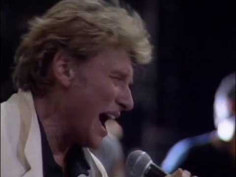 Johnny Hallyday - répétitions - Bercy 1990