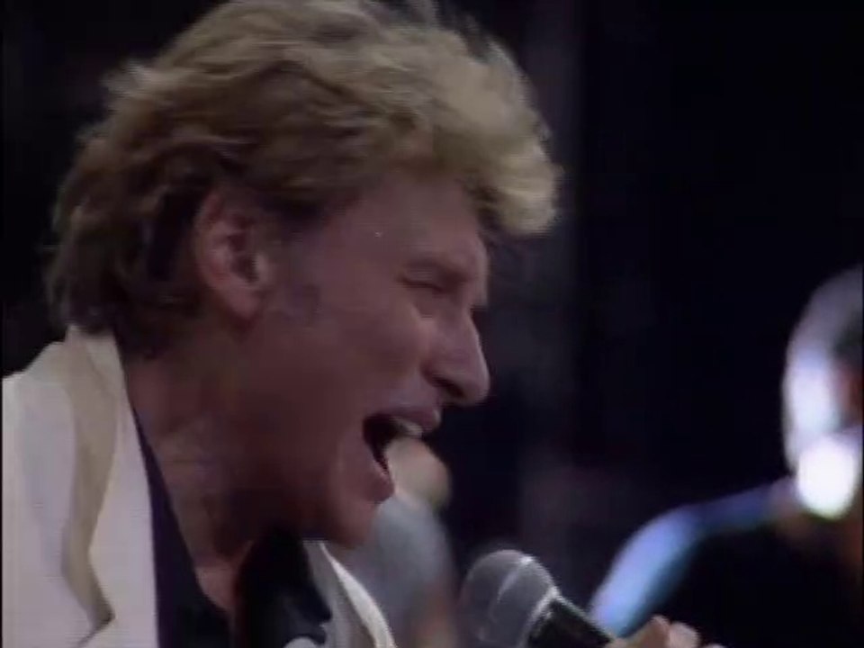 Johnny Hallyday - répétitions - Bercy 1990