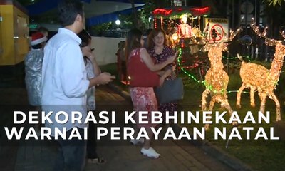 Dekorasi Kebhinekaan Warnai Perayaan Natal