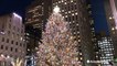 Rockefeller Center Christmas tree lights up for holidays