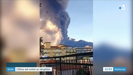 Sicile : l'Etna en entré en éruption