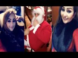 شهد الشمري تحتفل برأس السنة مع بابا نويل شوفوا ماذا قال لها