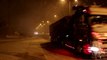 Manisa Kar Yağışı Nedeniyle Karayolu 2 Saat Trafiğe Kapalı Kaldı