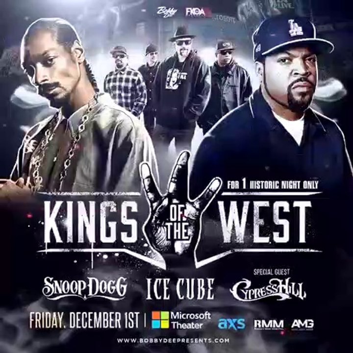 Fkoa Presents Snoop Dogg Ice Cube Cypress Hill Live Kings Of The West Microsoft Theater Los Angeles Ca 12 01 17 Video Dailymotion