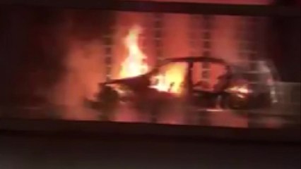 BMW 또 화재...과속 차량 사고로 4명 중경상 / YTN