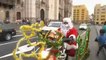 Peru police dress as Santa and the Three Wise Men