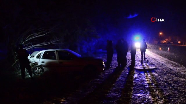 Kar yağışı beraberinde kazaları getirdi: 1 Ölü, 8 Yaralı