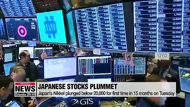 Global stocks tumble followed by concerns over U.S. government shutdown, global economic slowdown