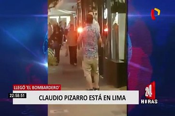 Claudio Pizarro se encuentra en Lima por fiestas de fin año