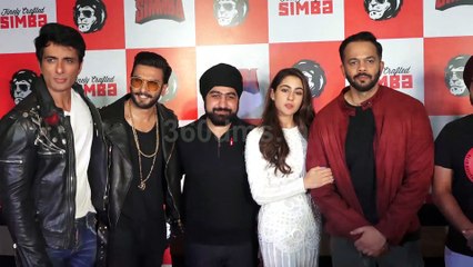 SIMMBA Movie Press Meet With All Star Cast Ranveer Singh, Sara Ali Khan and Others