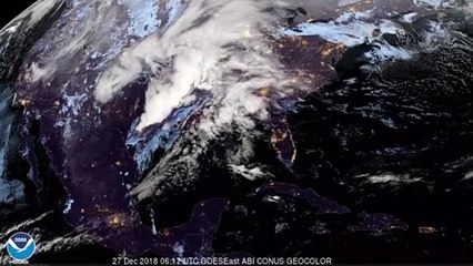 Severe Thunderstorms Move Towards Texas