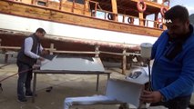 Alanya’da tekneler turizm sezonuna hazırlanıyor