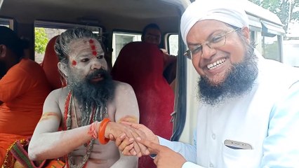 Very latest viral news india!! साधू ने रुक कर मुफ्ती हारून नदवी को क्या कहा _Mufti Haroon Nadvi par Sadhu bhi Fida