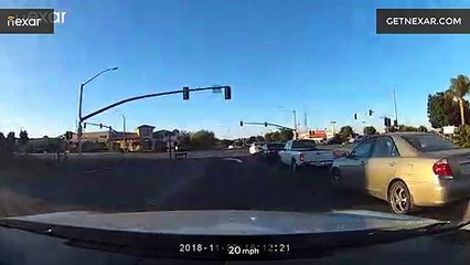 Red Light Runner Gets Slammed