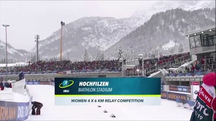 CdM biathlon - relais F d'Hochfilzen, 16 décembre 2018 (partie 1 sur 2)