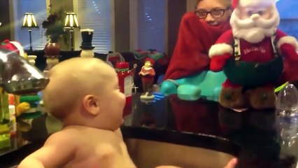 Babies Reaction To Meeting Santa For The First Time ★ Funny Baby Videos