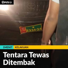 #1MENIT | Tentara Tewas Ditembak