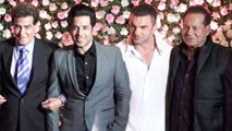 Jeetendra With Son Tusshar Kapoor, Salim Khan, Sohail Khan At Kapil Sharma Reception Mumbai 2018