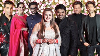 Ranveer Deepika, Karan Johar, Salim Sohail, Kartik At Kapil Sharma Mumbai Reception | Full EVENT