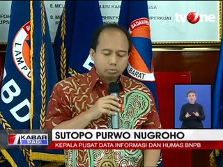 BNPB: Korban Tsunami Sudah 429 Orang Meninggal