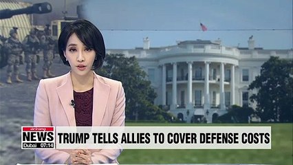 U.S. can be policeman of the world, but other countries have to help: Trump