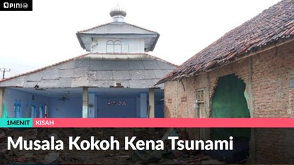 #1MENIT | Musala Kokoh Kena Tsunami