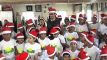 Vidyut Jammwal celebrates Christmas with NGO Kids; Watch Video | FilmiBeat