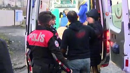 Kağıthane’de şerit değiştiren sürücüye arkadan gelen otomobil çarptı