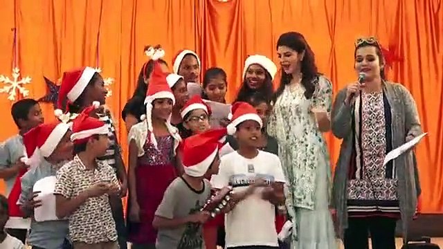 Jacqueline Fernandez Celebrating Christmas With KIDS Christmas