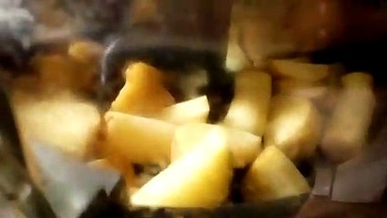 Potato wedges cut with an Apple corer then added to a Tefal activity for cooking