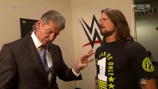 AJ STYLES Attacks Mr. McMahon - WWE Smackdown Live 25-12-2018