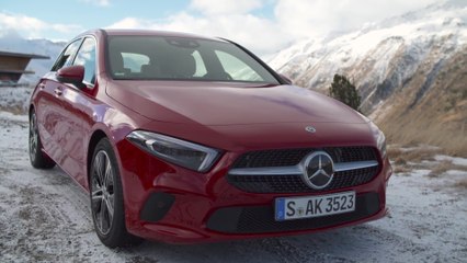 Mercedes-Benz A 220 4MATIC Design in red - Driving Event Hochgurgl 2018