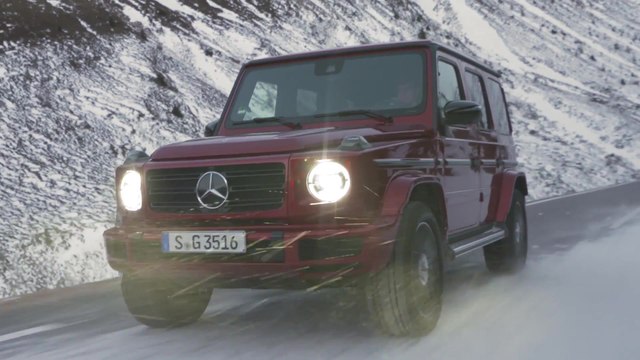 Mercedes-Benz G 350d 4MATIC Driving Video in red - Driving Event Hochgurgl 2018
