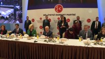 MHP Genel Başkanı Bahçeli, basın kuruluşlarının Ankara temsilcileriyle bir araya geldi - ANKARA