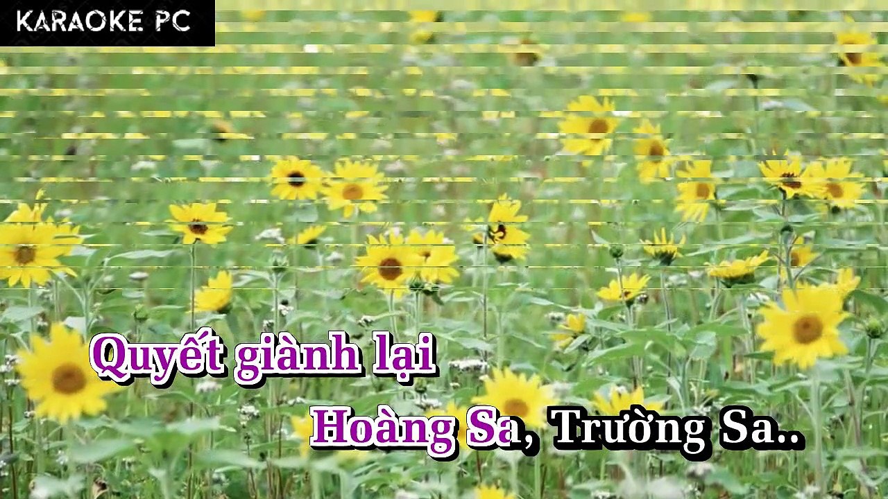 Karaoke Lấy Lại Hoàng Sa Trường Sa