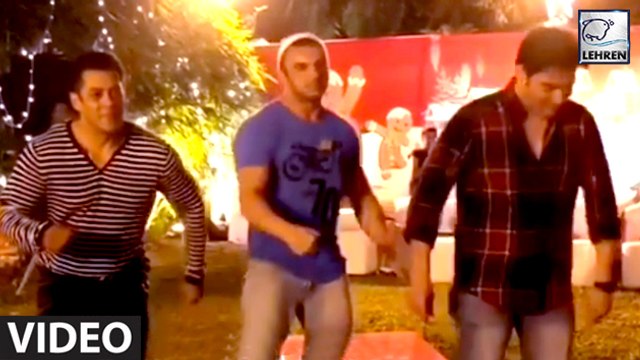 Salman Khan Along With Brothers Sohail & Arbaaz Burn The Dance Floor On Christmas Eve Party