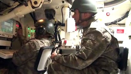 Fırtına obüsleriyle hedefi 40 kilometreden böyle vuruyorlar