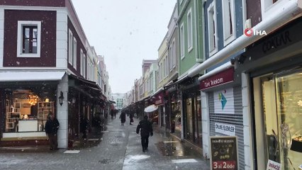 Sakarya güne beyaz örtüyle uyandı