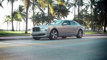 Bentley Mulsanne Speed Extreme Silver Exterior and Drive