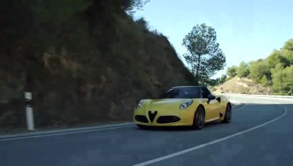 Alfa Romeo 4C Spider Interior, Exterior and Drive