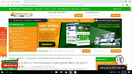 Thiết Kế Website Giá Rẻ Quận 3 Gọi ngay 1900 63 63 43