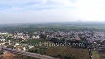 Aerial view of Tiruchirappalli along with NH 81