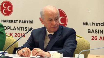 Bahçeli: 'Türk isminin kaldırılması Türk'e yakışmayan davranışlara sahip olanlar içindir' - ANKARA