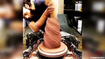 MOST SATISFYING POTTERY VIDEOS | ASMR POTTERY COMPILATION