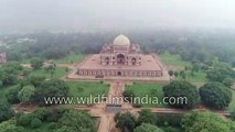 Humayun's Tomb - fantastic aerial view over Mughal history - most perfect dome ever built!