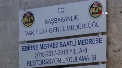 Cihan Padişahı Fatih Sultan Mehmet'in Okulu Yeniden İhya Edildi